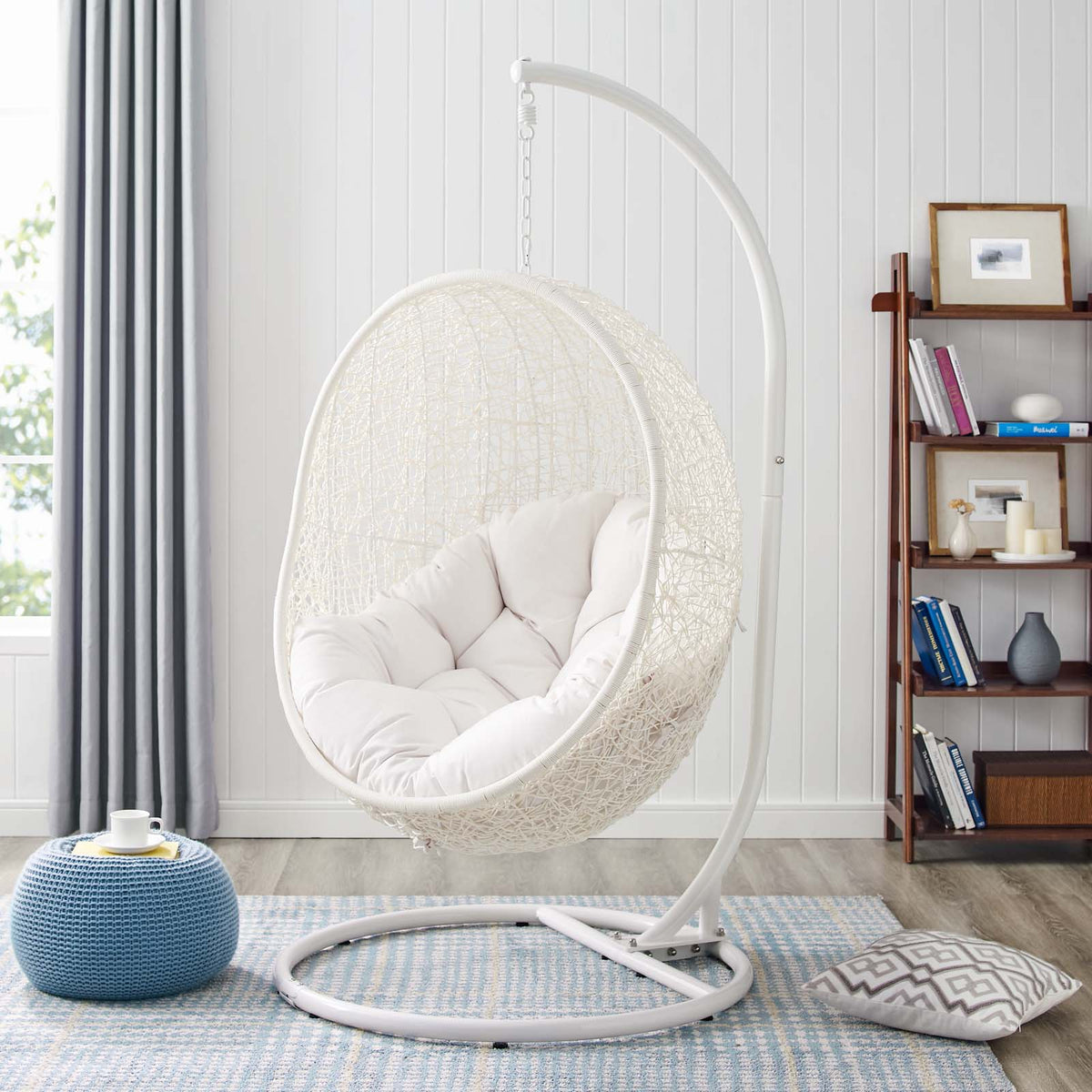 Hide Outdoor Patio Sunbrella® Swing Chair