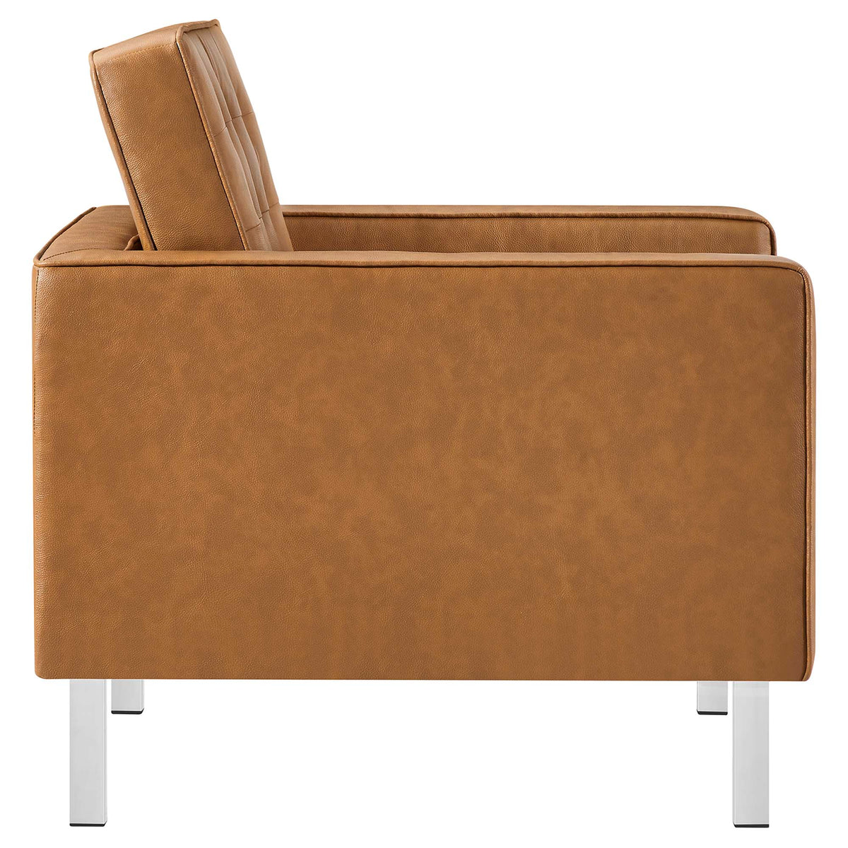 Loft 3-Piece Tufted Vegan Leather Furniture Set