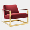 Seg Performance Velvet Accent Chair
