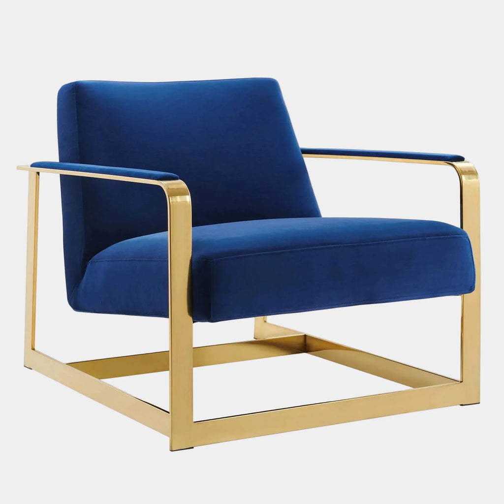 Seg Performance Velvet Accent Chair