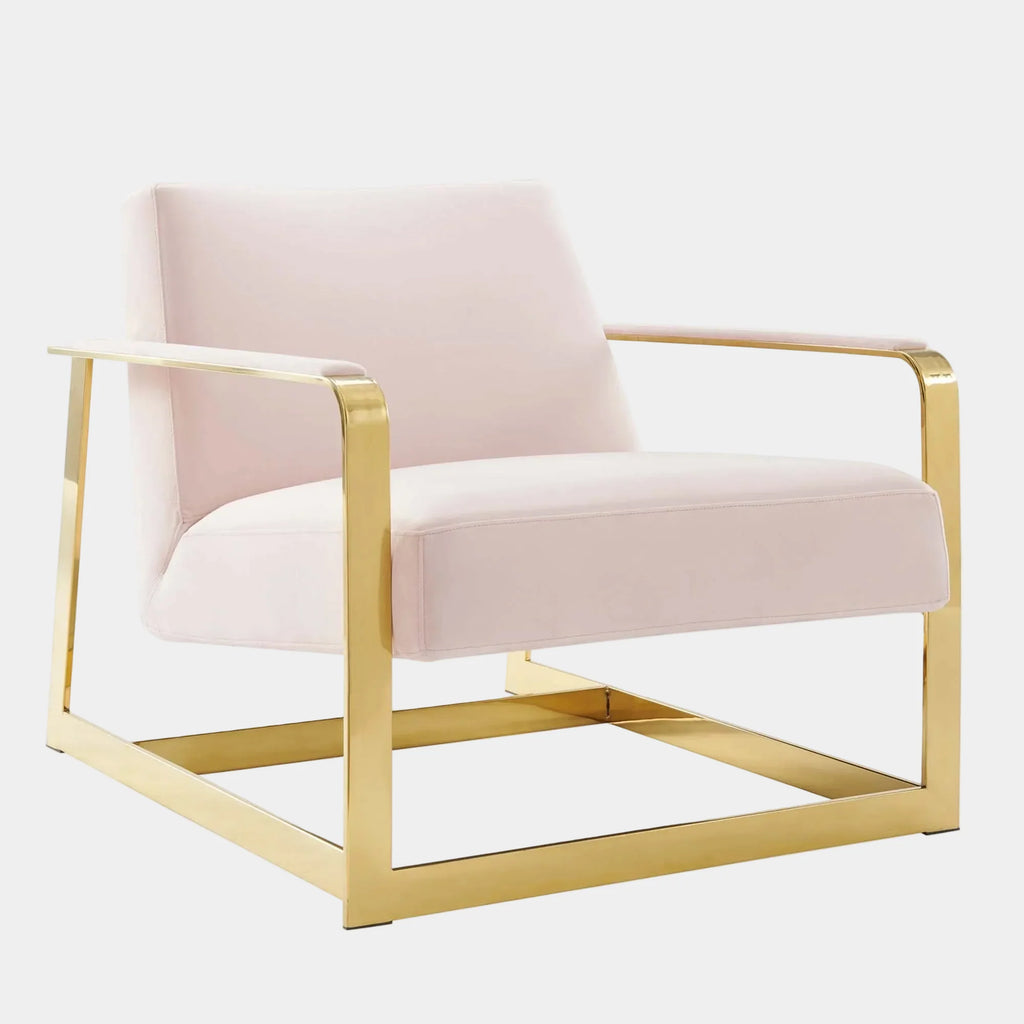 Seg Performance Velvet Accent Chair