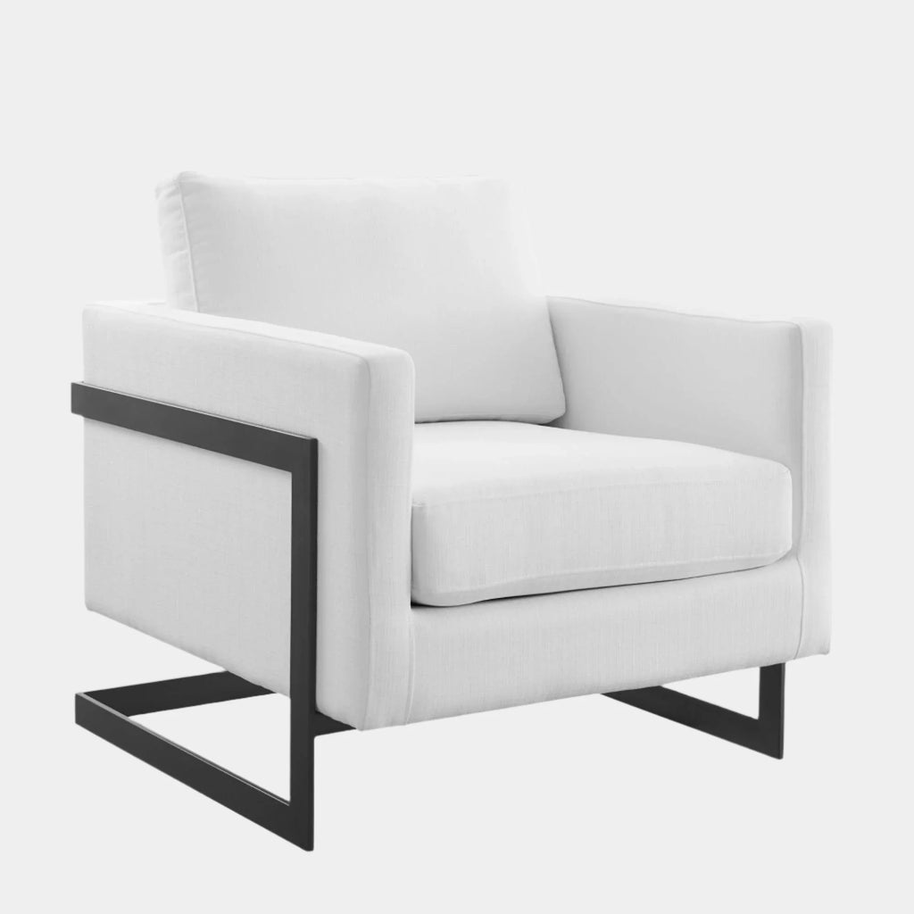 Posse Upholstered Fabric Accent Chair