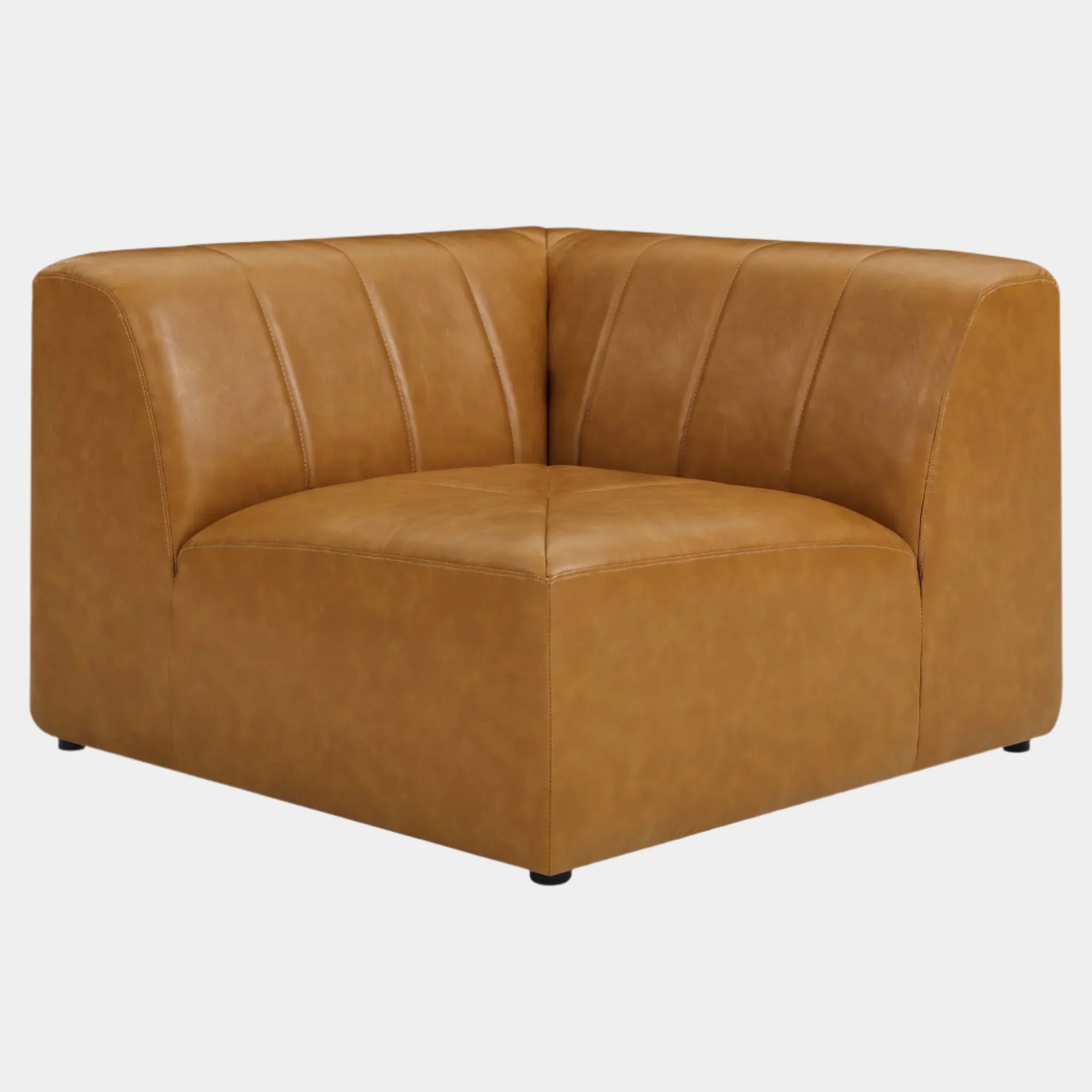 Bartlett Vegan Leather Corner Chair