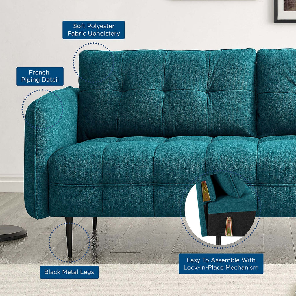 Cameron Tufted Fabric Sofa