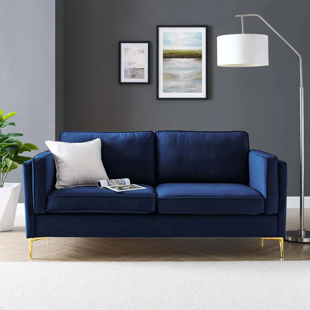 Kaiya Performance Velvet Sofa