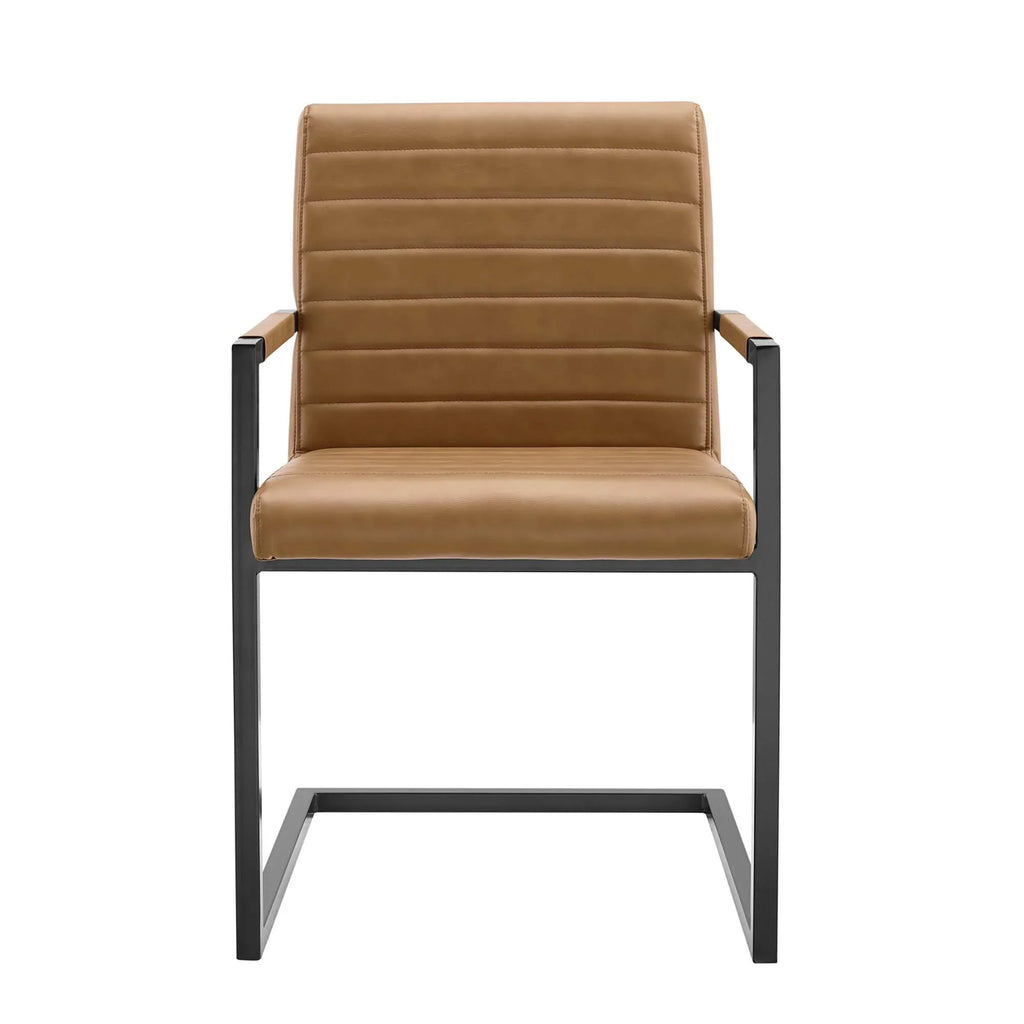 Savoy Vegan Leather Dining Chairs Set of 2