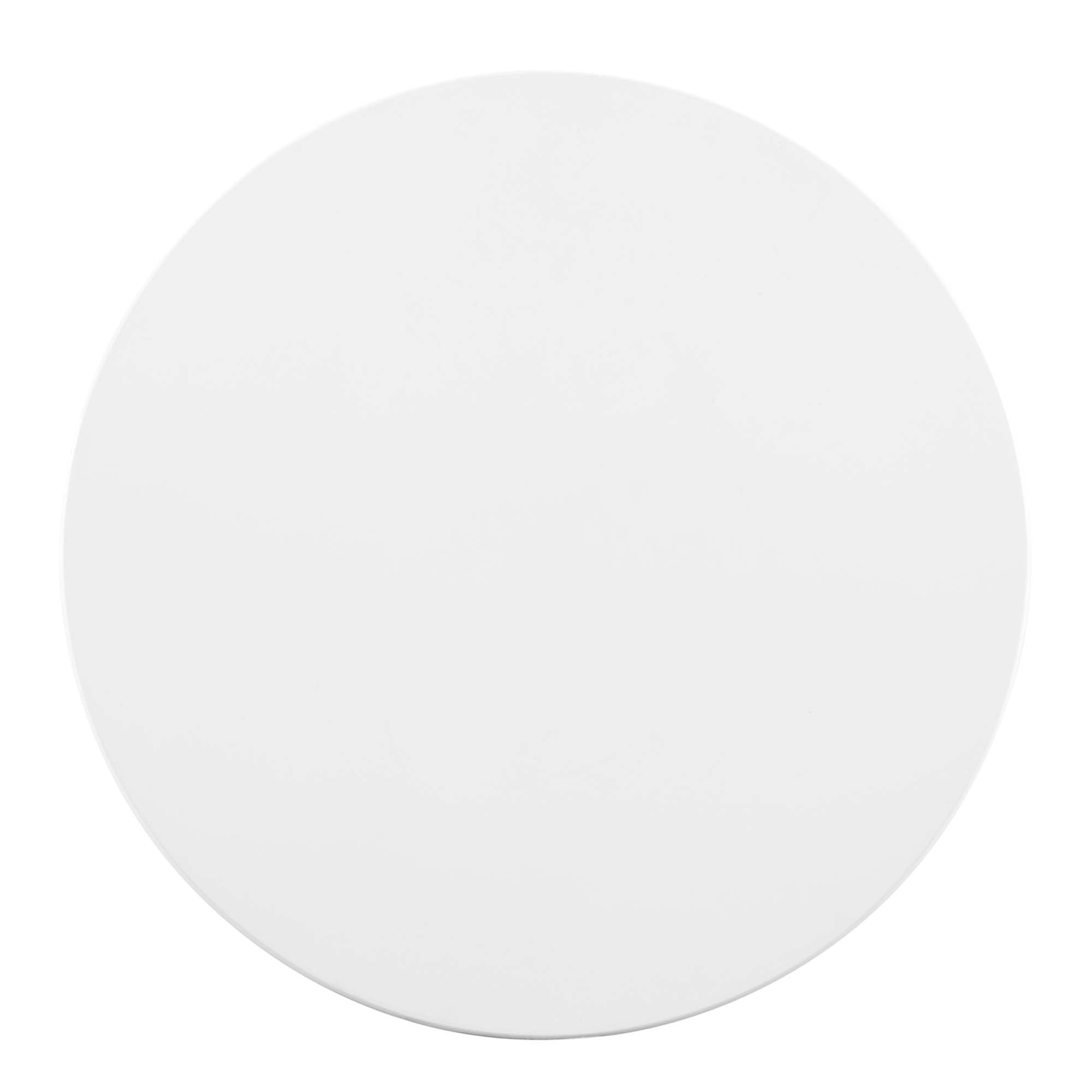 Verne 28" Dining Table in Gold White