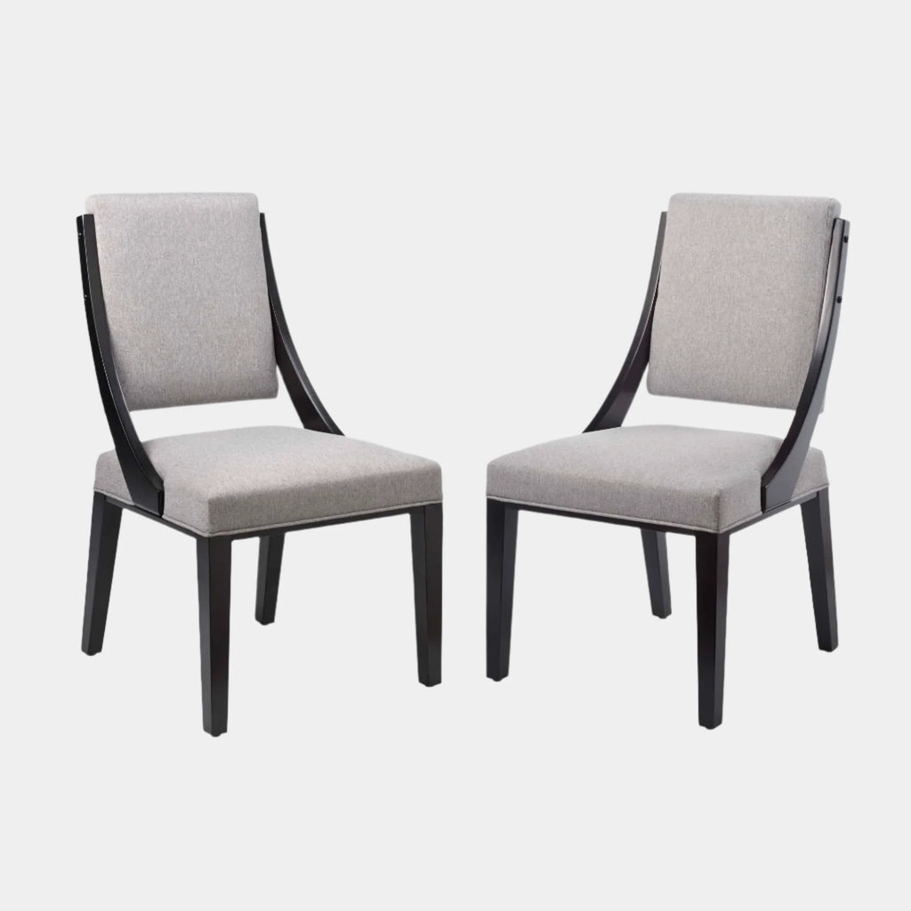 Cambridge Upholstered Fabric Dining Chairs Set of 2