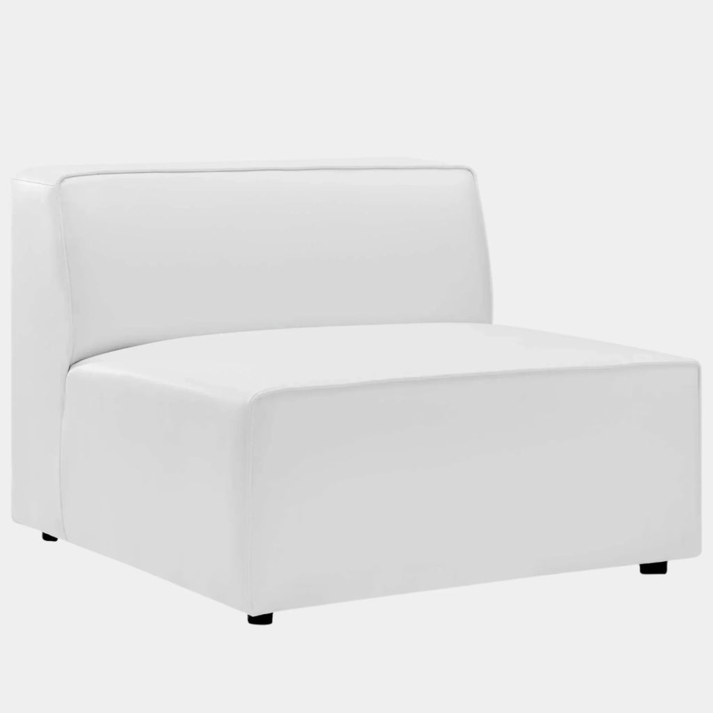 Mingle Vegan Leather Armless Chair