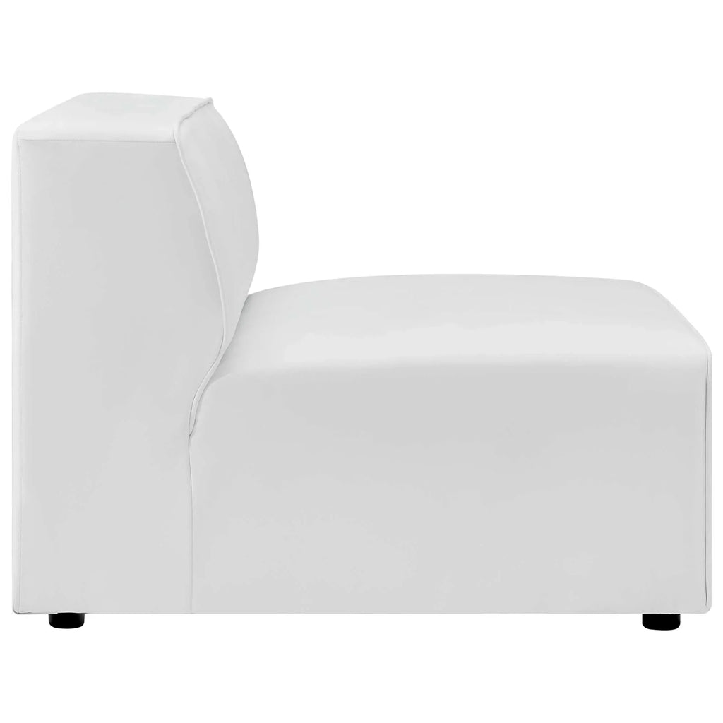 Mingle Vegan Leather Armless Chair