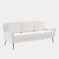 Chesapeake Fabric Sofa in Black White