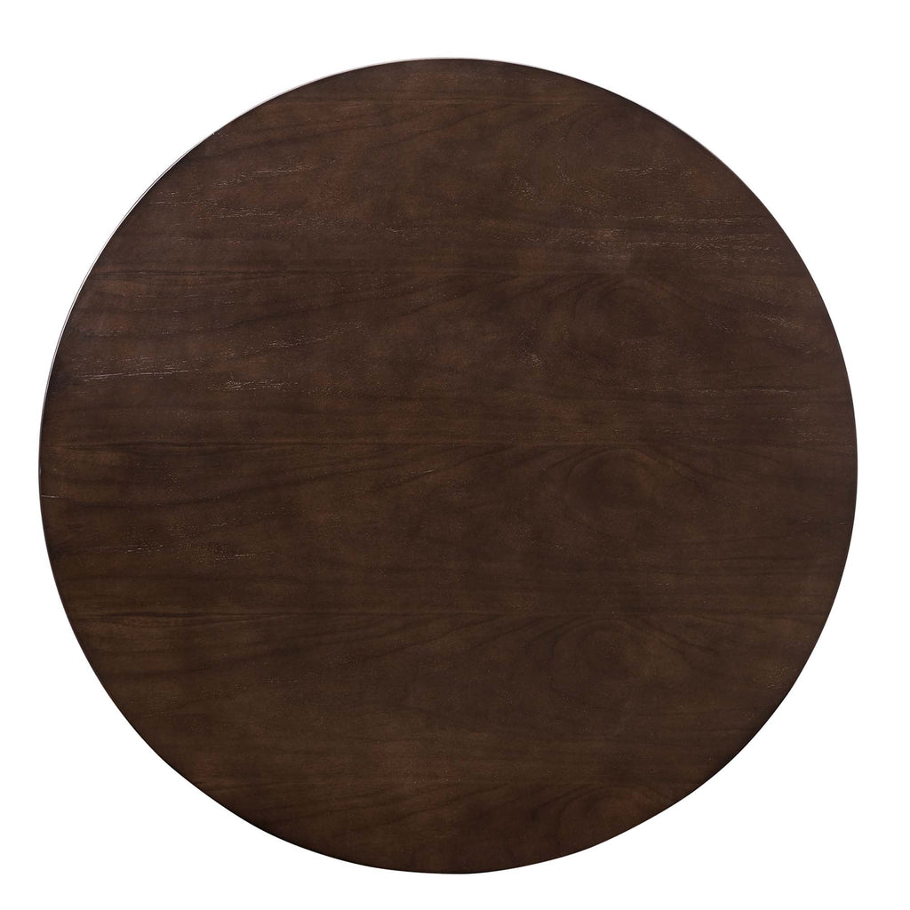 Verne 35" Dining Table in Gold Cherry Walnut