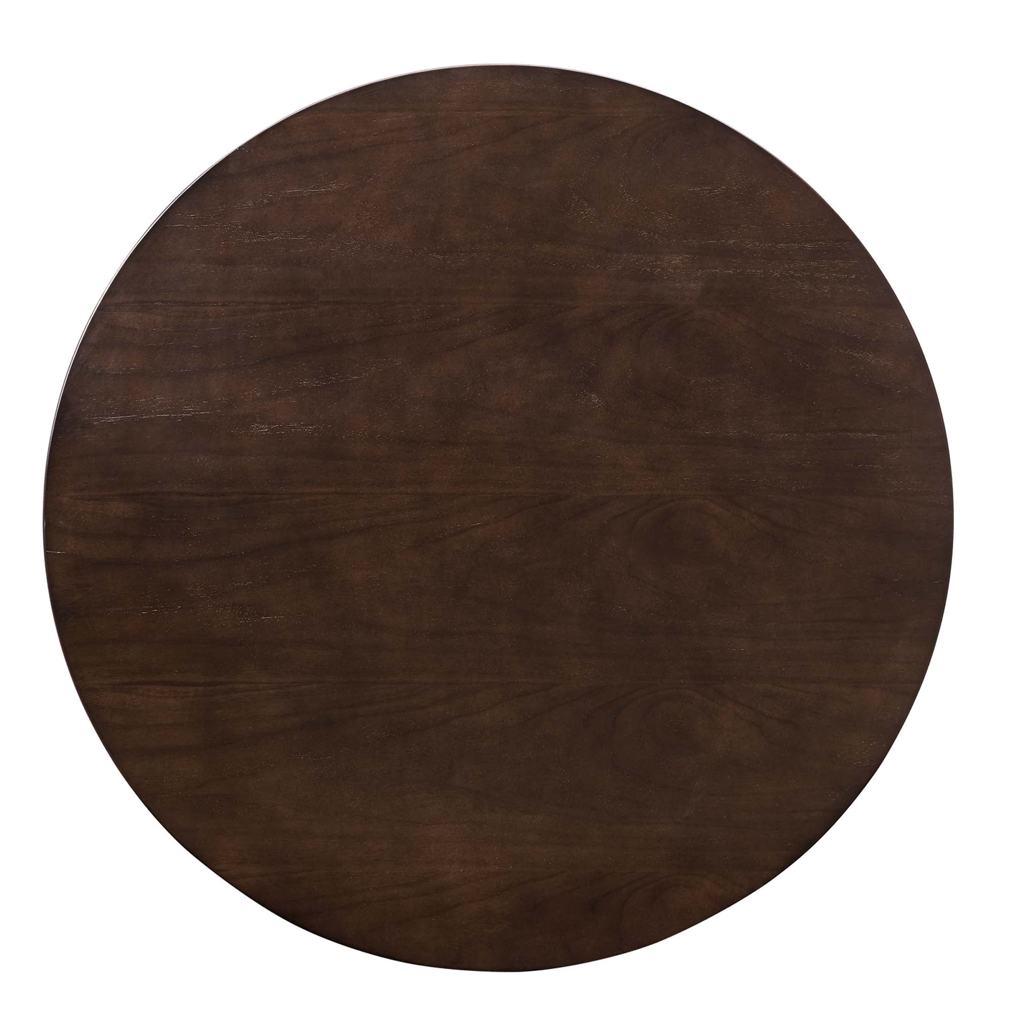 Verne 35" Dining Table in Gold Cherry Walnut