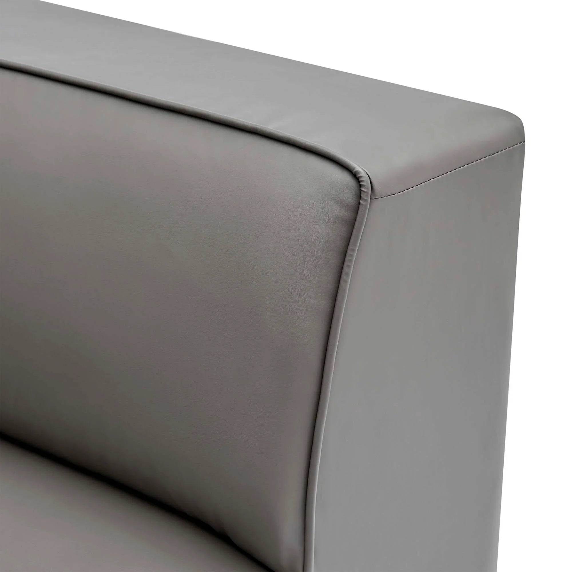 Mingle 7-Piece Vegan Leather Sectional Sofa