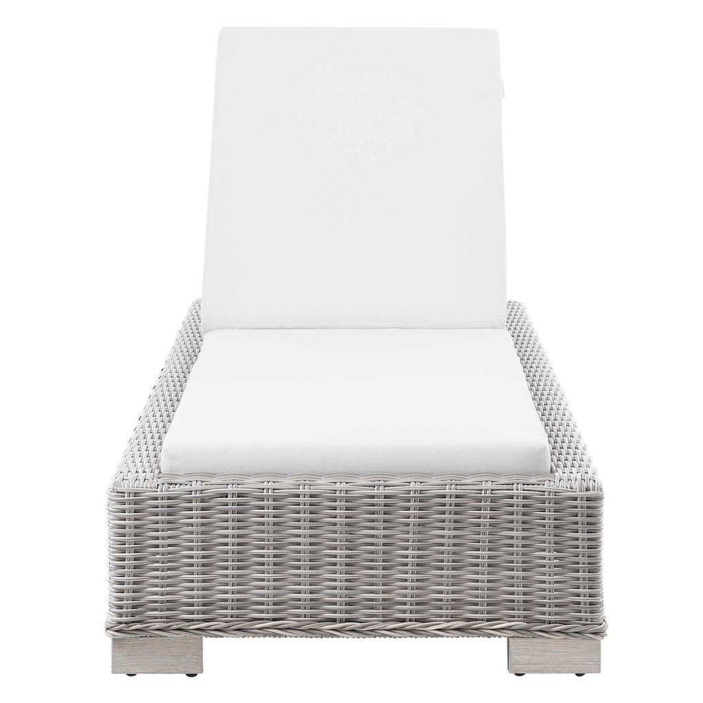 Conway Outdoor Patio Wicker Rattan Chaise Lounge