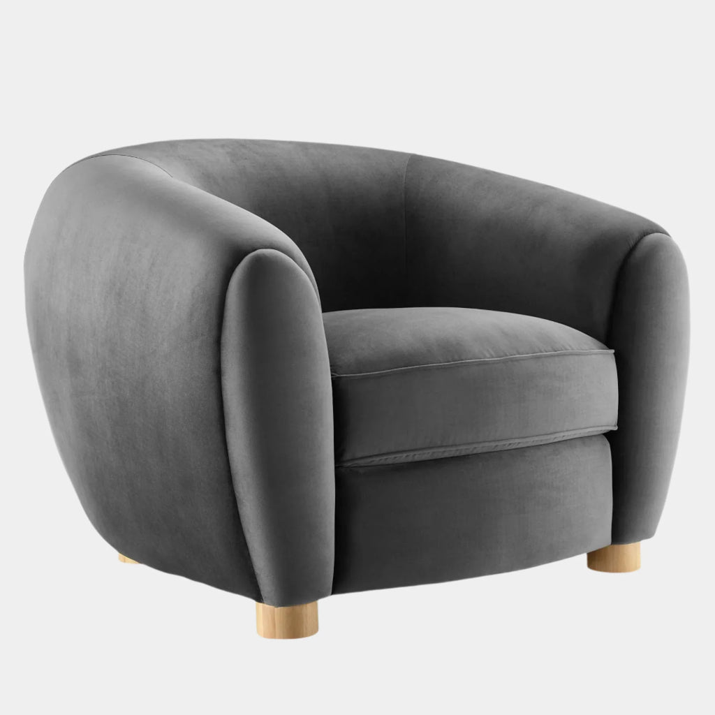 Abundant Performance Velvet Armchair