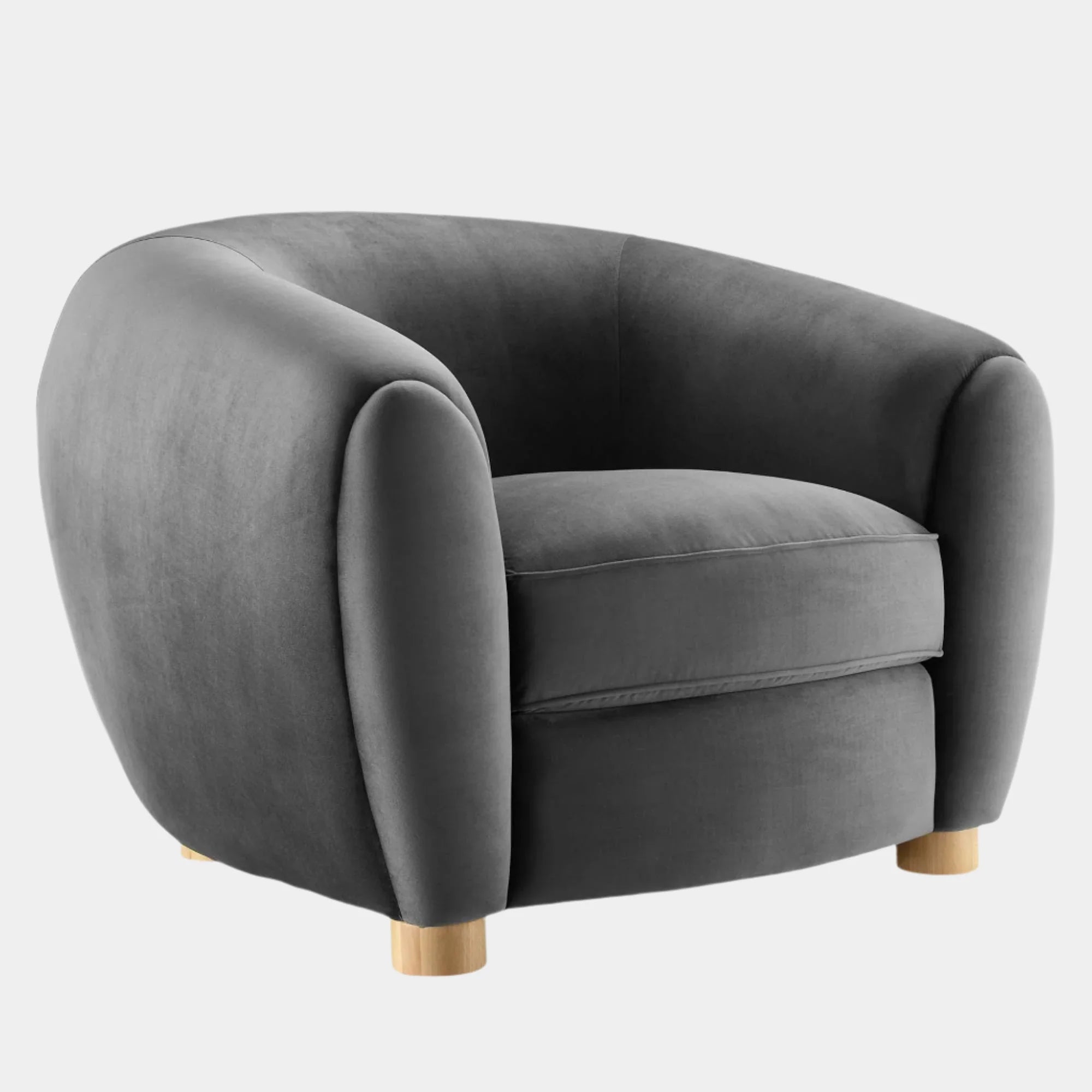 Abundant Performance Velvet Armchair