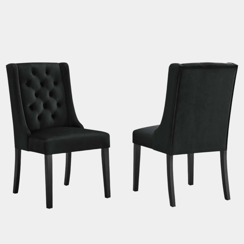 Baronet Performance Velvet Dining Chairs Set of 2