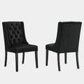 Baronet Performance Velvet Dining Chairs Set of 2