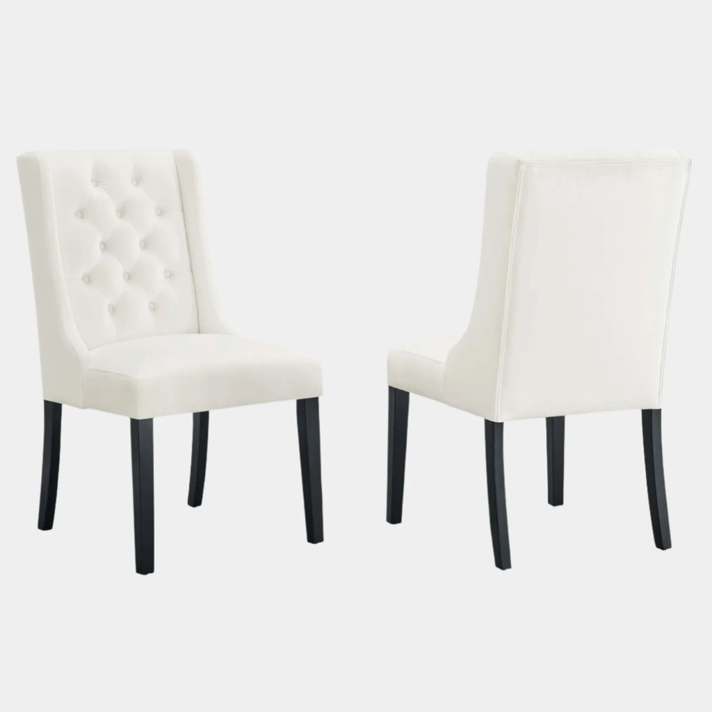 Baronet Performance Velvet Dining Chairs Set of 2