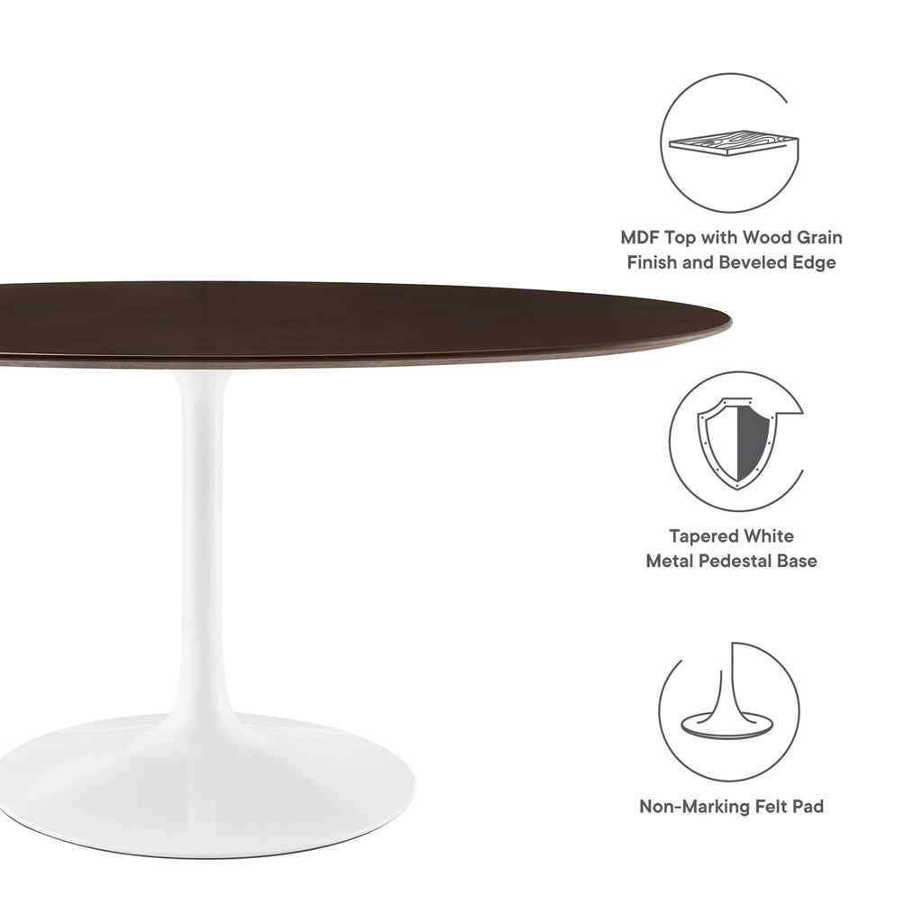 Lippa Oval Wood Dining Table