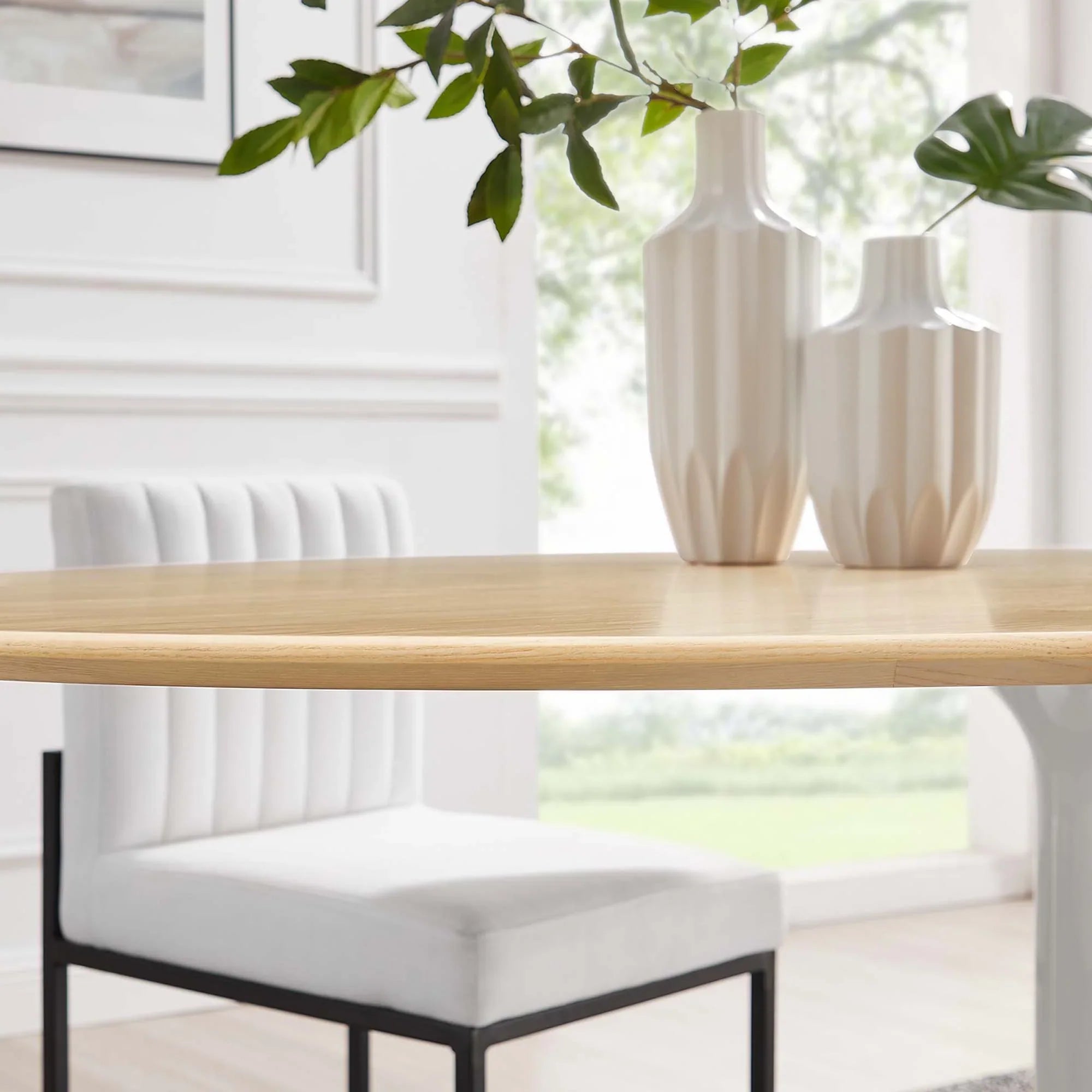 Lippa Oval Wood Dining Table
