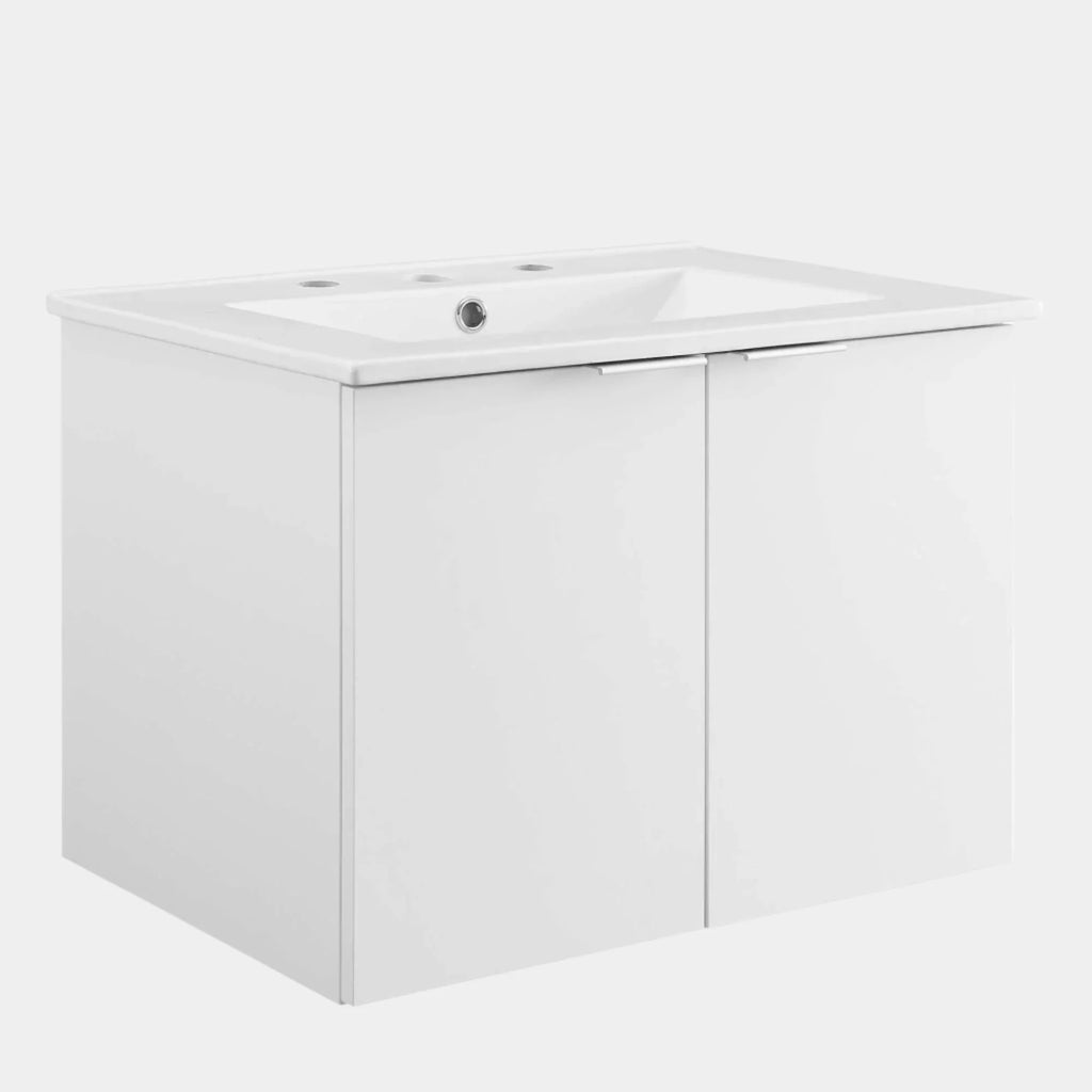Maybelle Wall-Mount Bathroom Vanity Basin Included