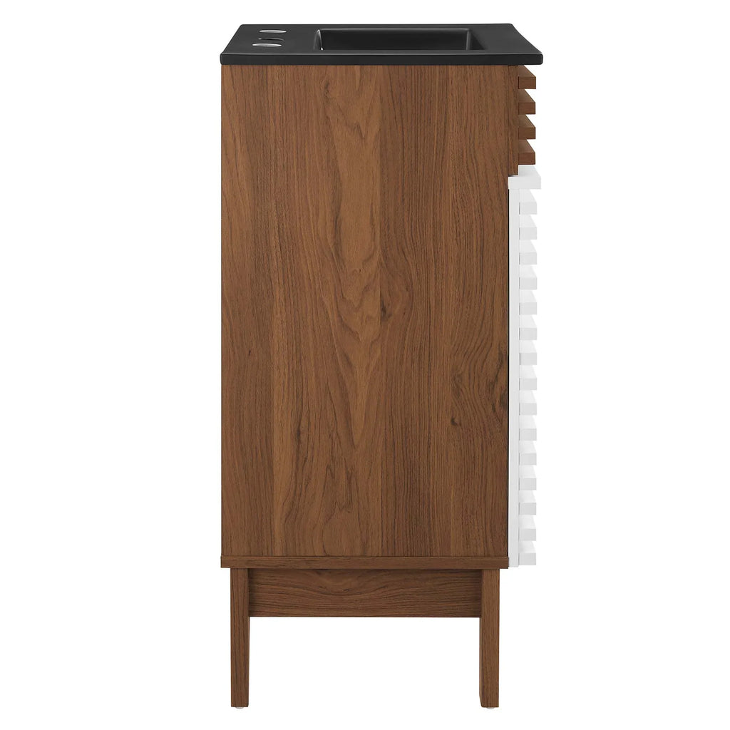 Render Bathroom Vanity with Black Basin Included