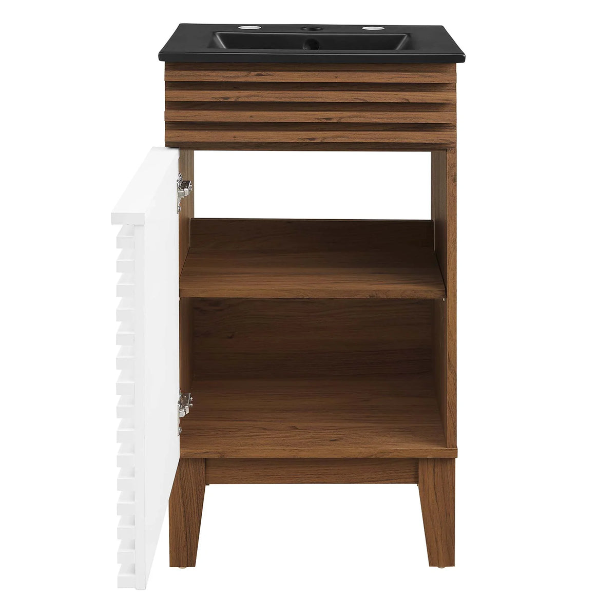 Render Bathroom Vanity with Black Basin Included