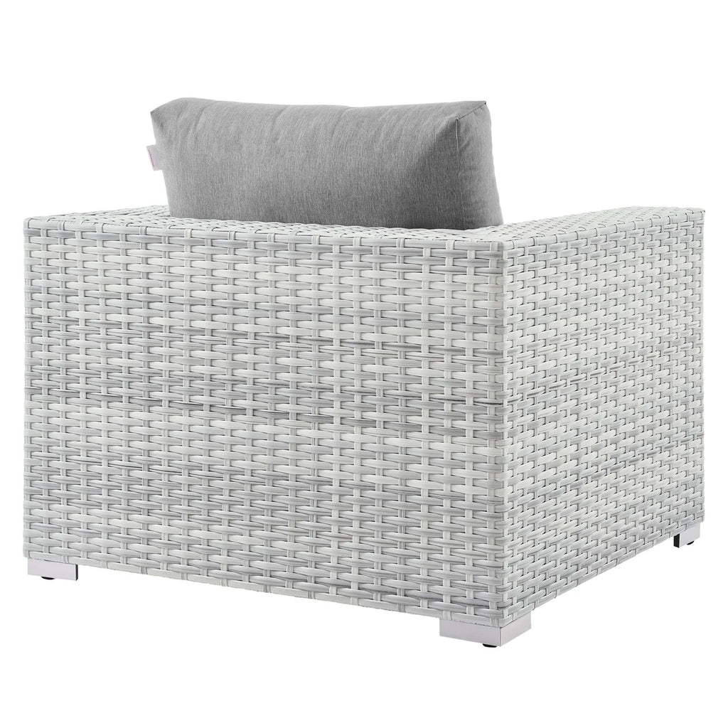 Convene 4-Piece Outdoor Patio Set in Light Gray Gray