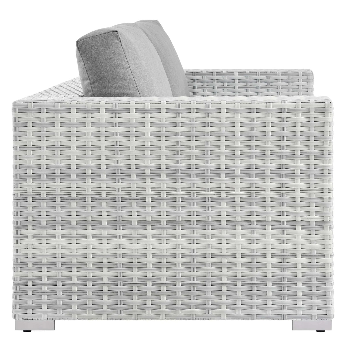 Convene 4-Piece Outdoor Patio Set in Light Gray Gray