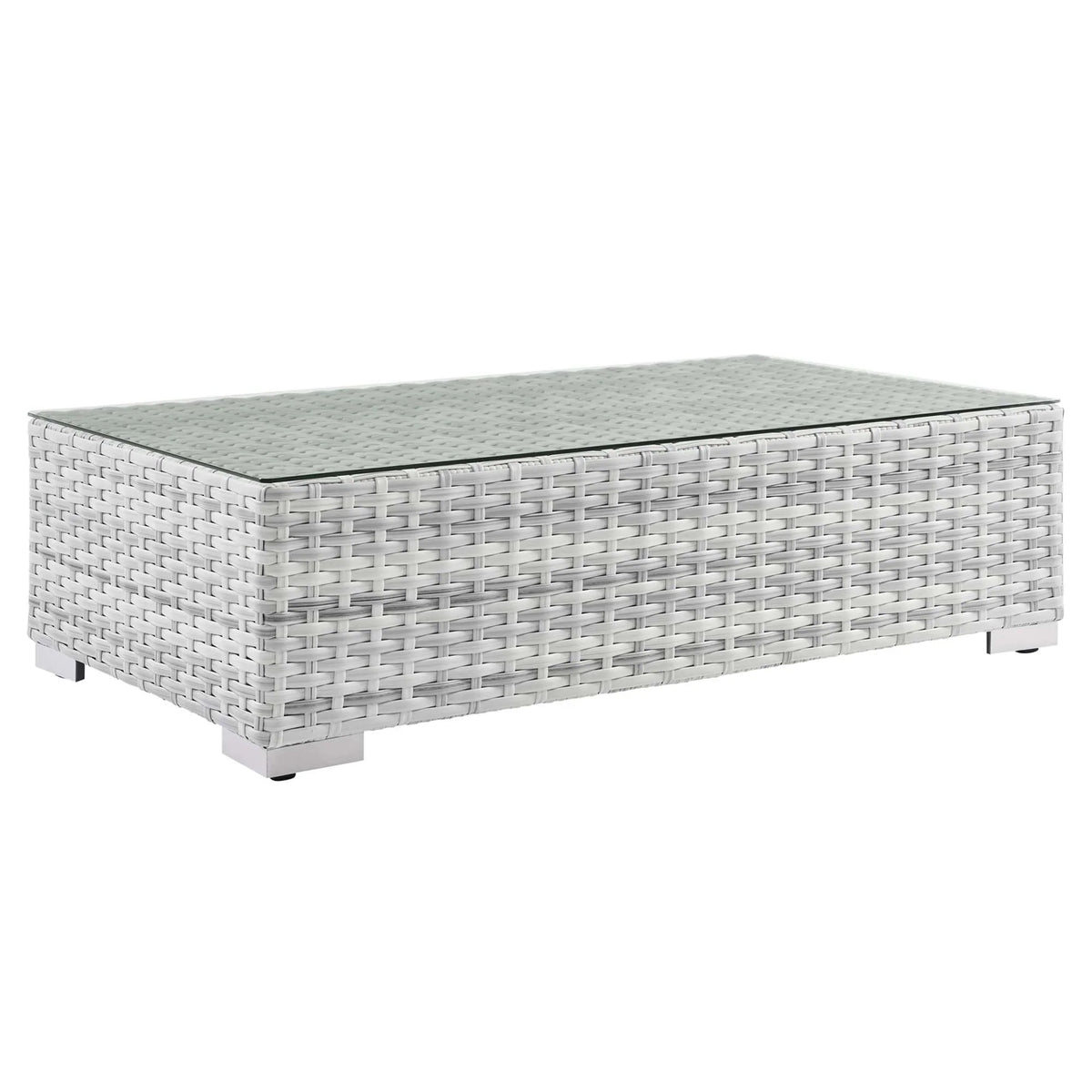 Convene 4-Piece Outdoor Patio Set in Light Gray Gray