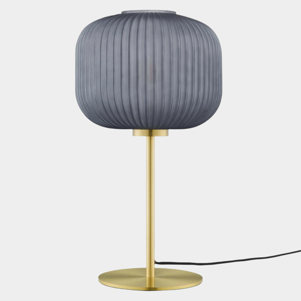 Reprise Glass Sphere Glass and Metal Table Lamp
