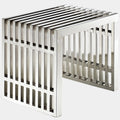 Gridiron Small Stainless-Steel Bench