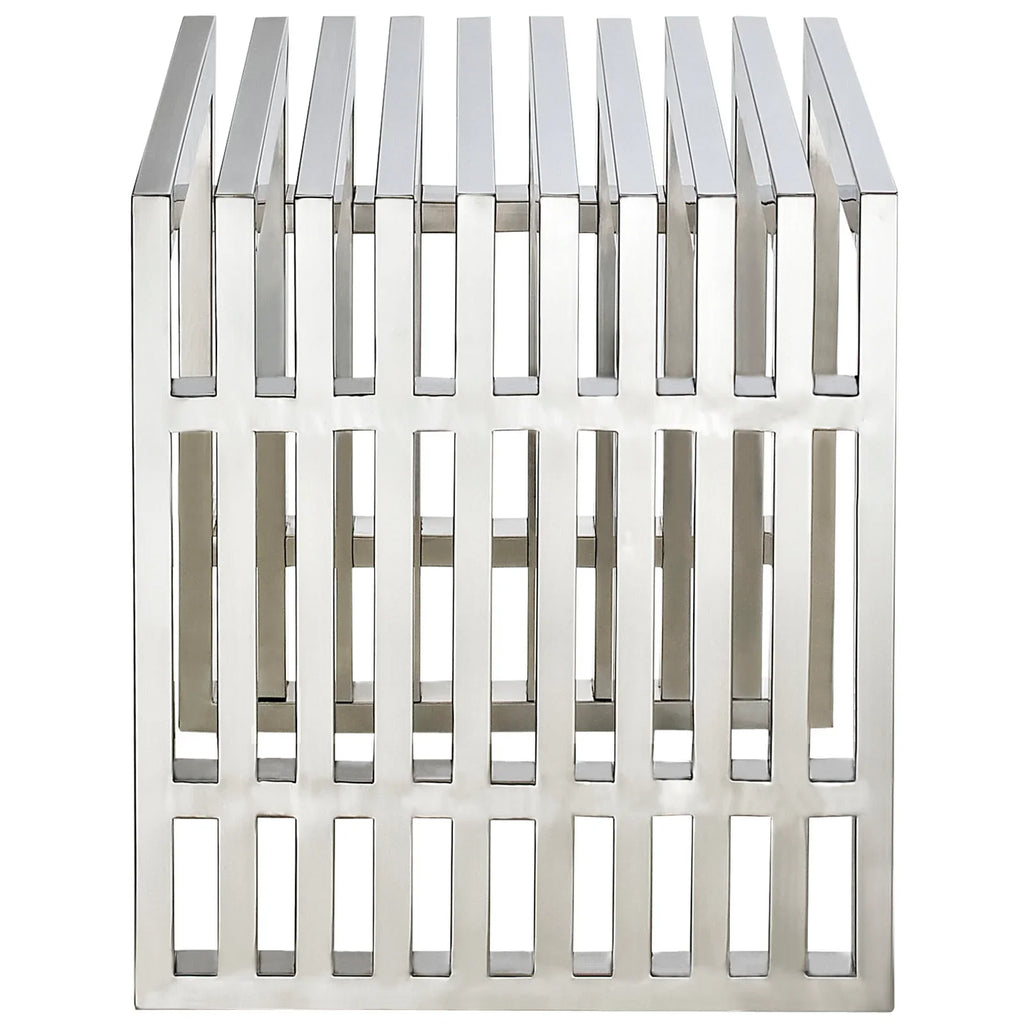 Gridiron Small Stainless-Steel Bench