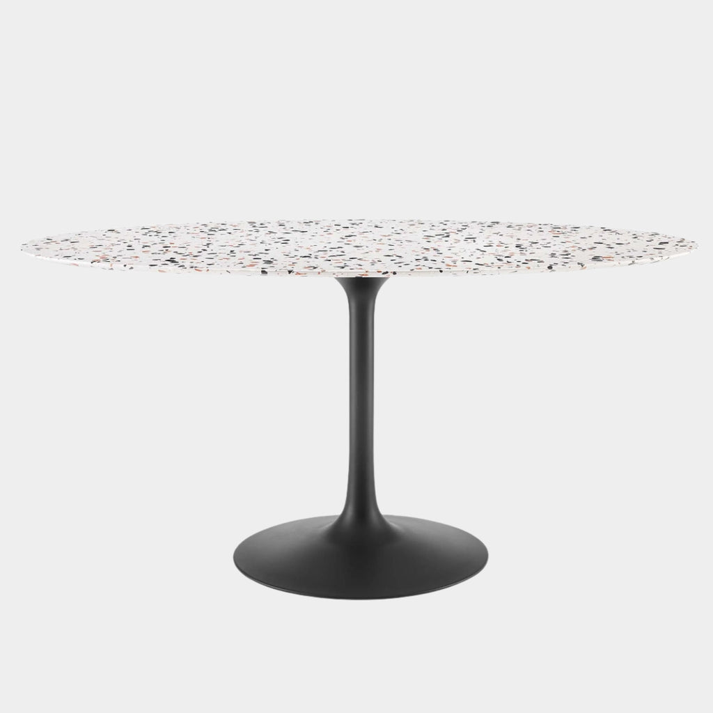 Lippa Oval Terrazzo Dining Table