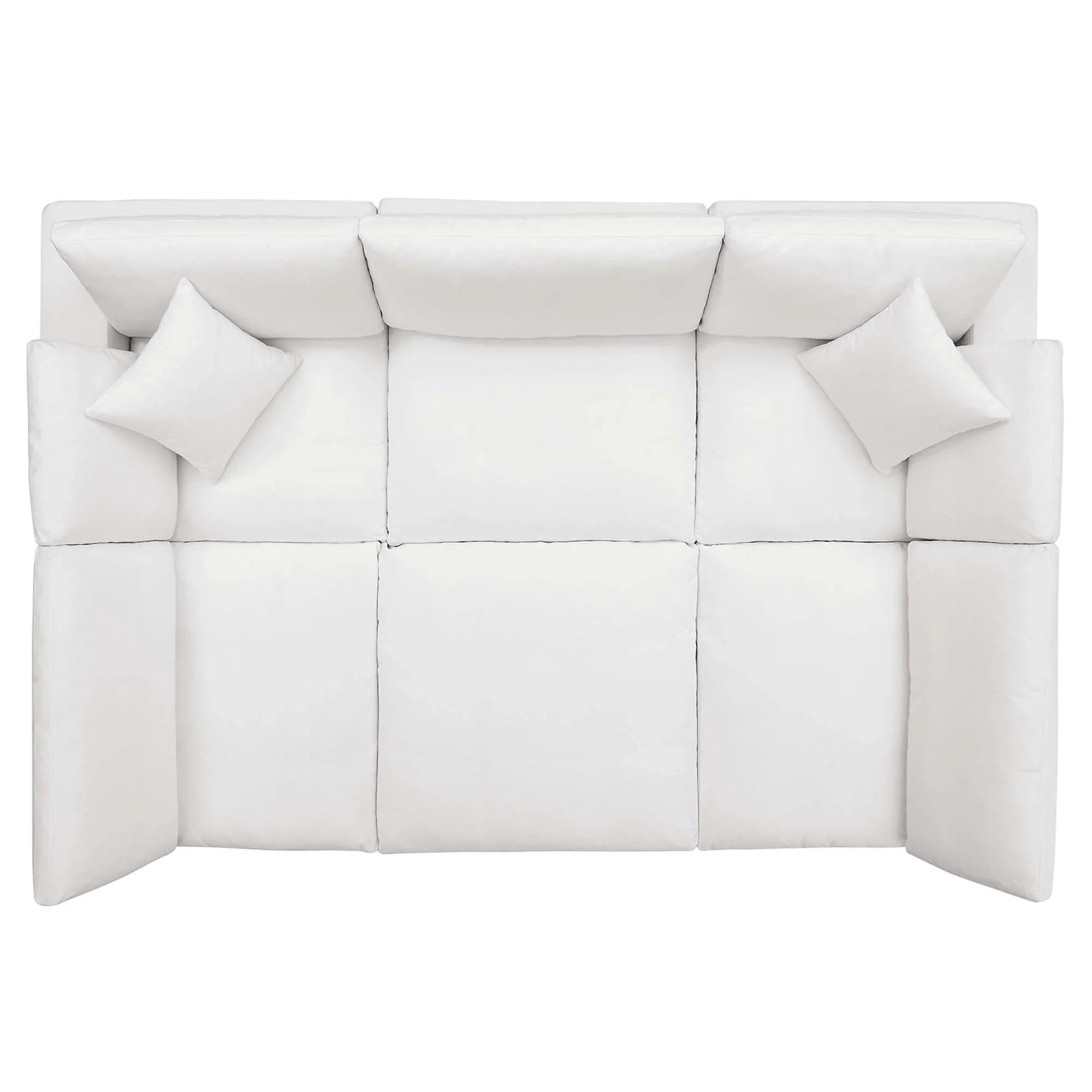 Commix 6-Piece Down Filled Overstuffed Sectional Sofa