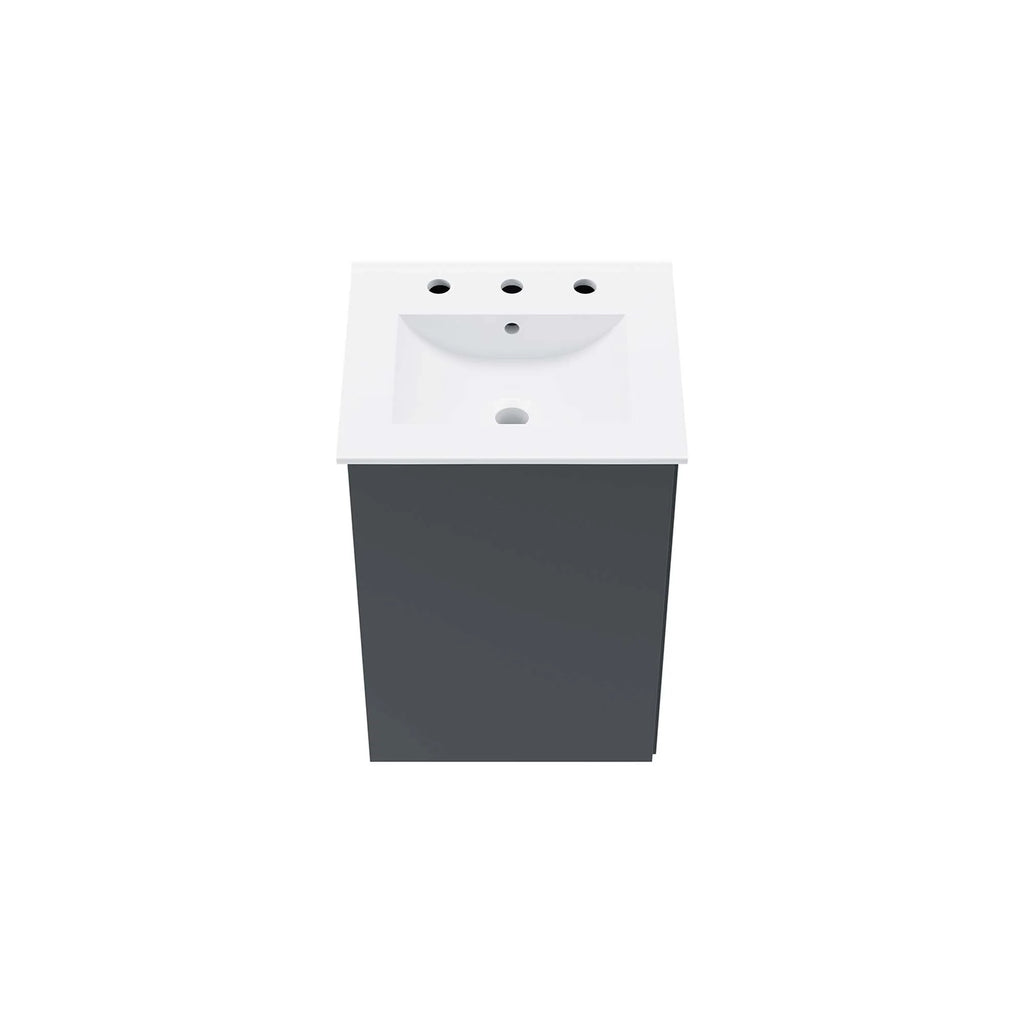Bryn Wall-Mount Bathroom Vanity Basin Included