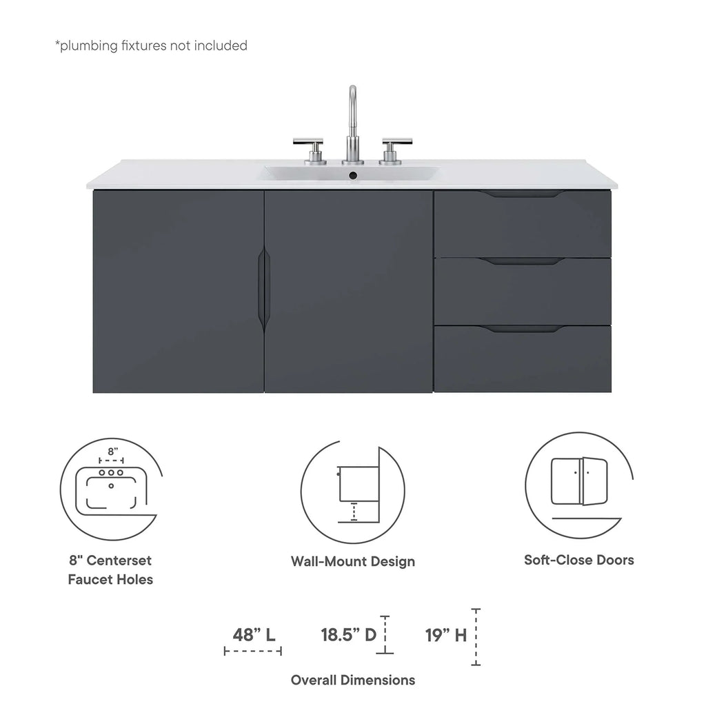 Vitality Bathroom Vanity Basin Included