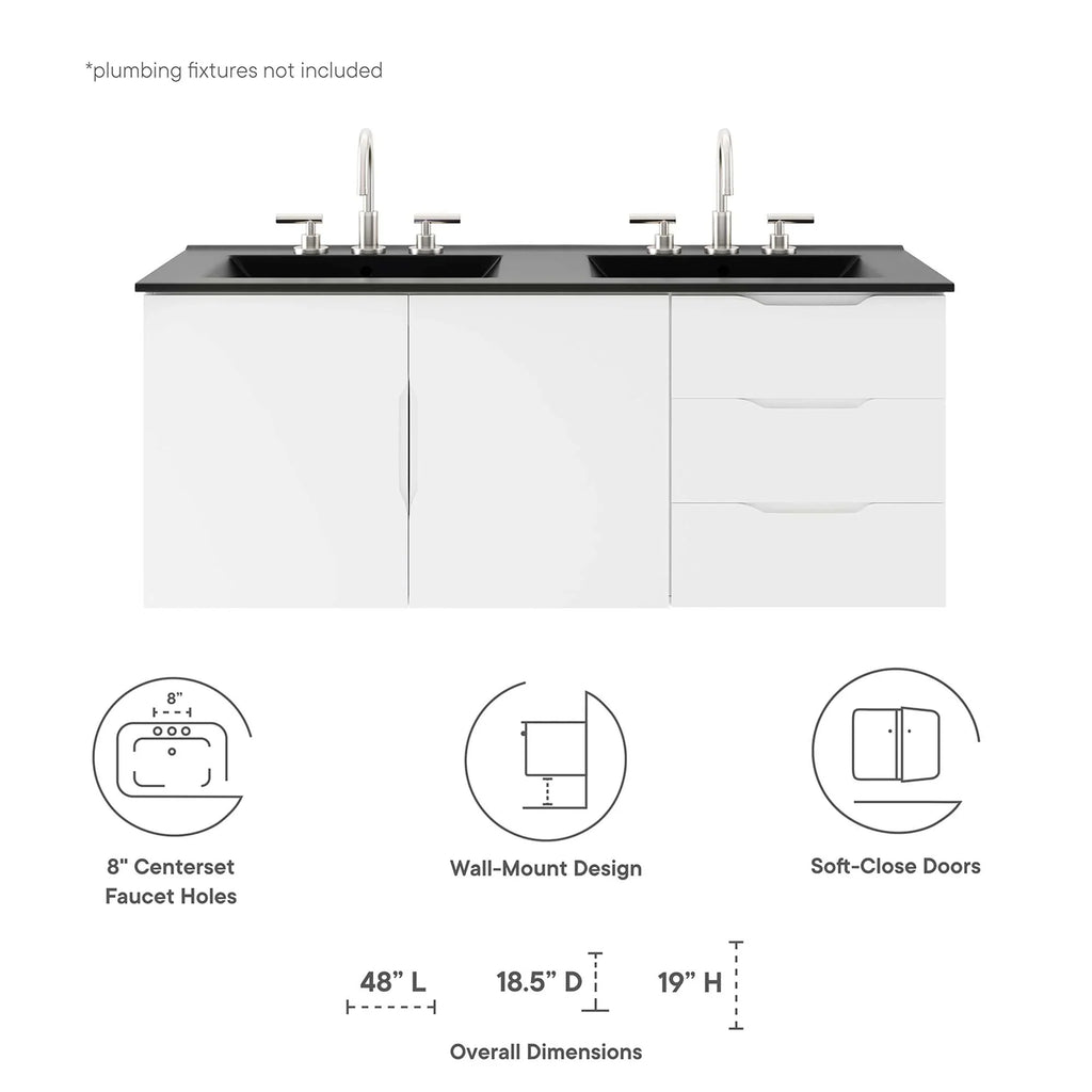 Vitality Bathroom Vanity Basin Included