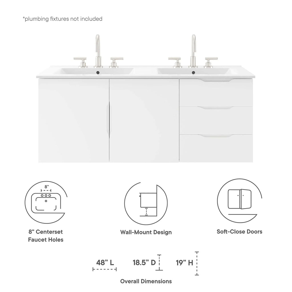 Vitality Bathroom Vanity Basin Included
