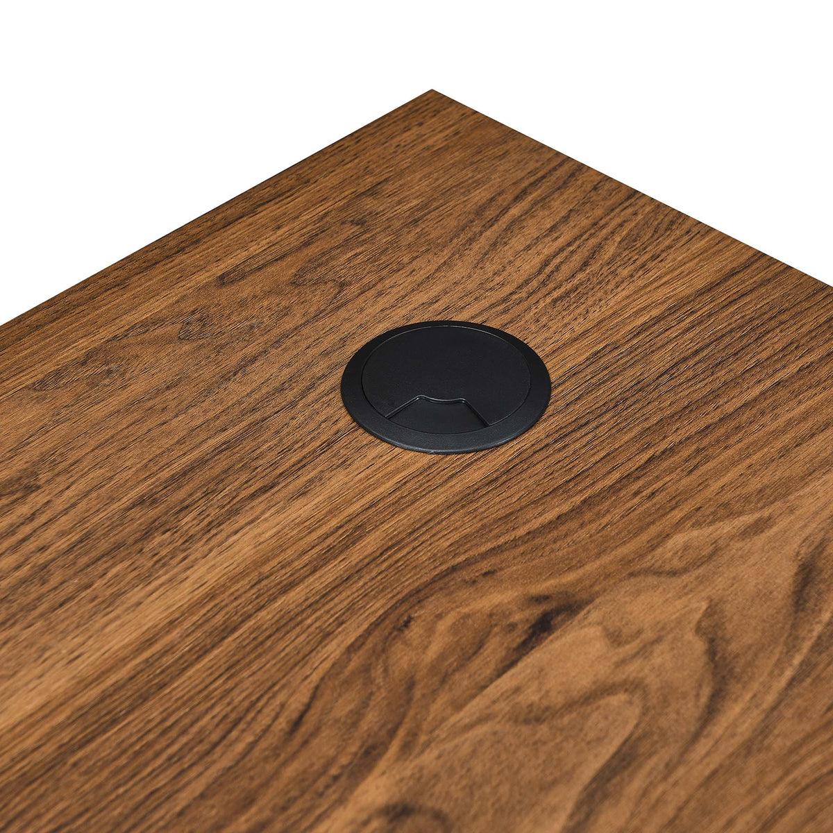 Render Wood Desk and File Cabinet Set in Walnut