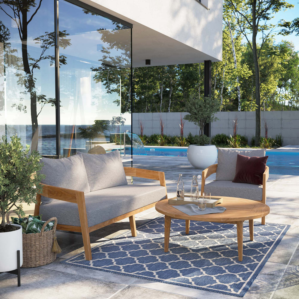Brisbane 3-Piece Teak Wood Outdoor Patio
