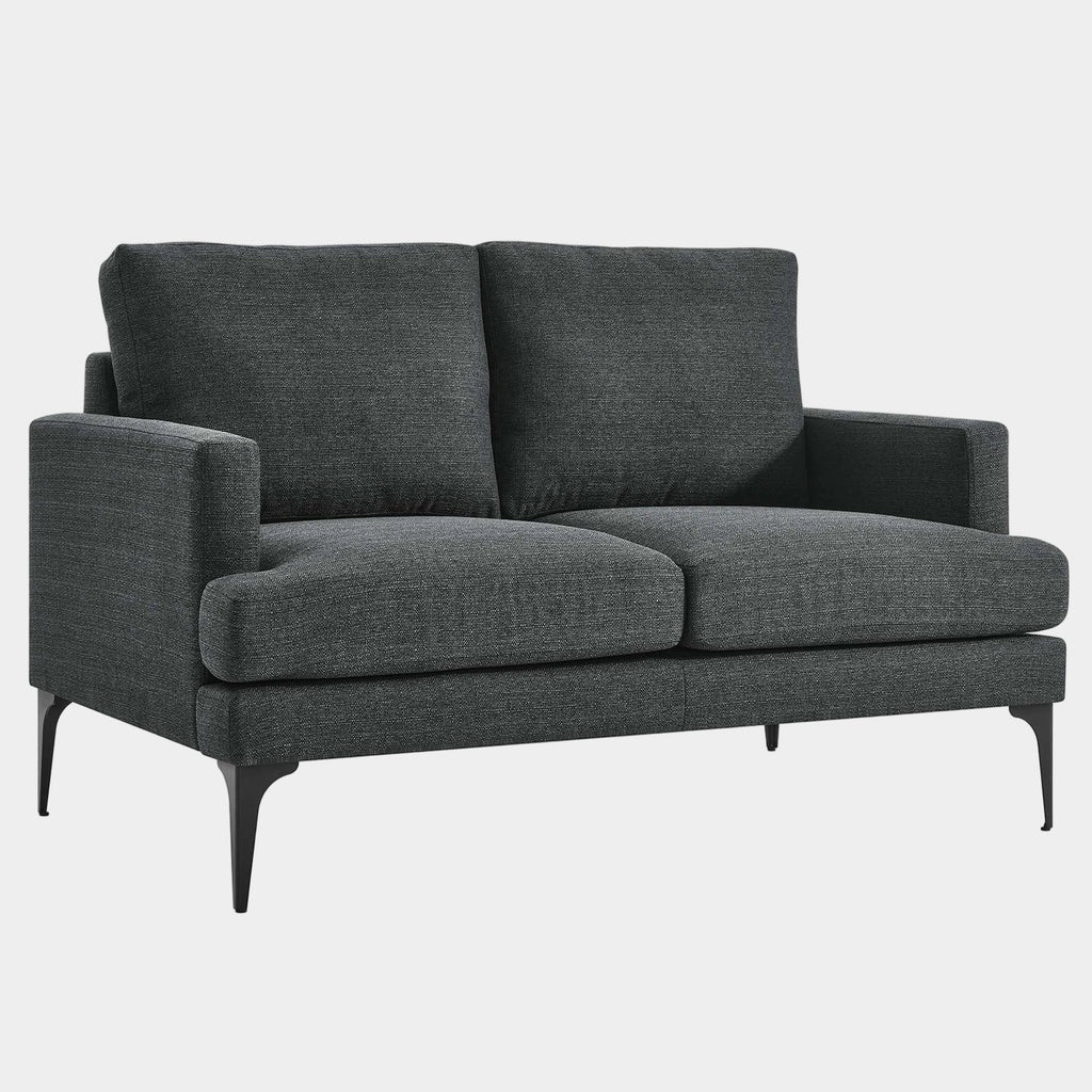 Evermore Upholstered Fabric Loveseat