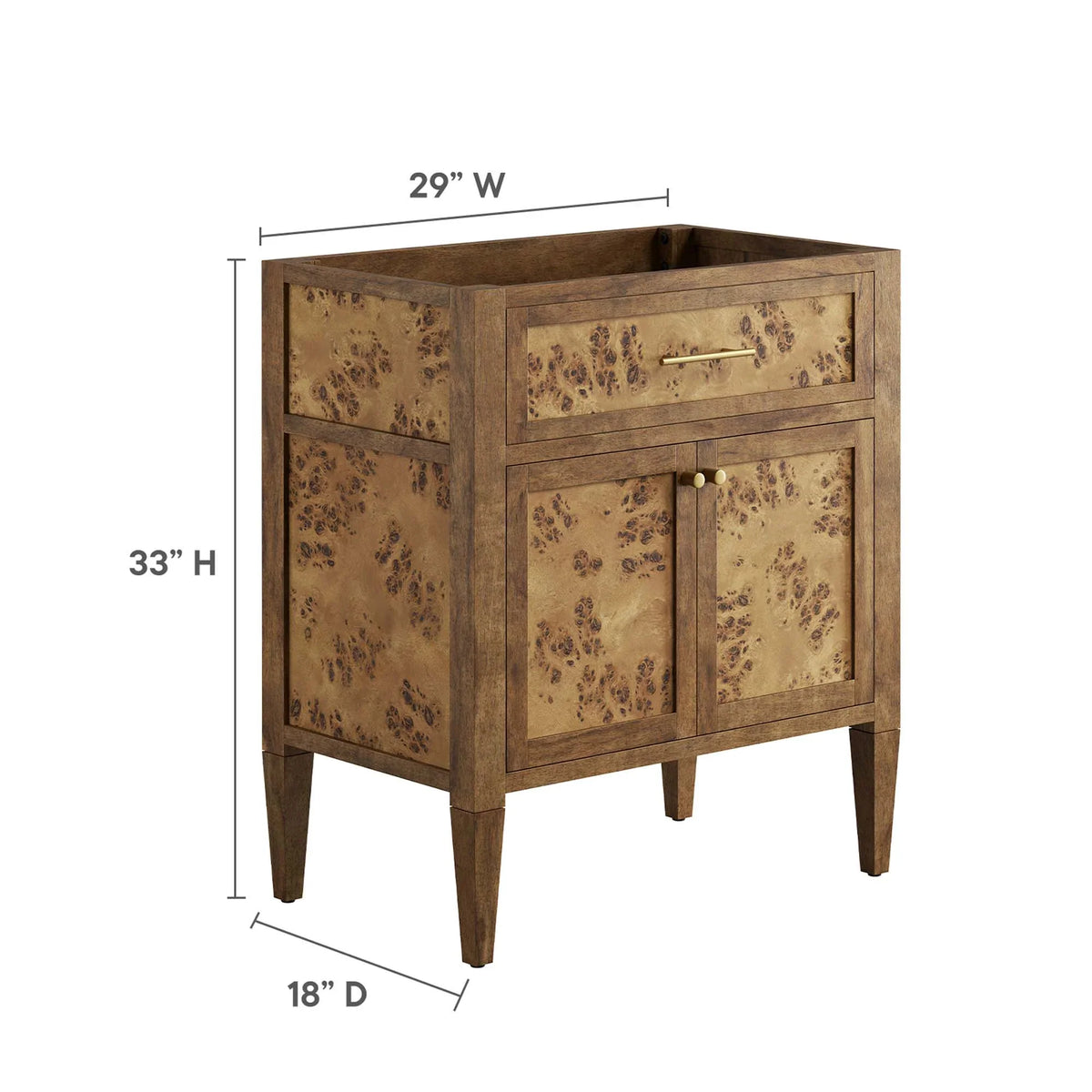 Elysian Bathroom Cabinet Basin Not Included