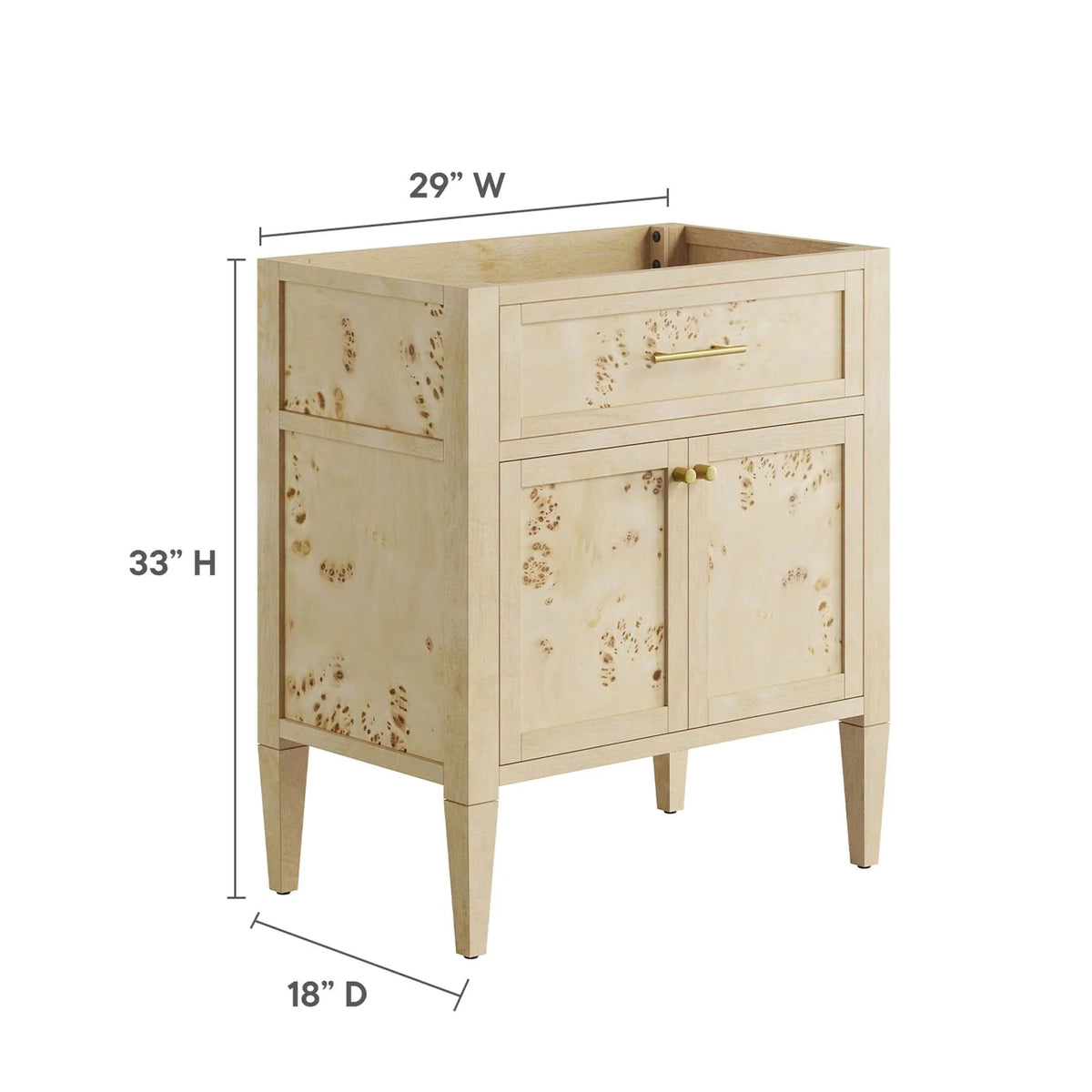 Elysian Bathroom Cabinet Basin Not Included