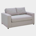 Avendale Linen Blend Loveseat in Flint Gray Linen Blend
