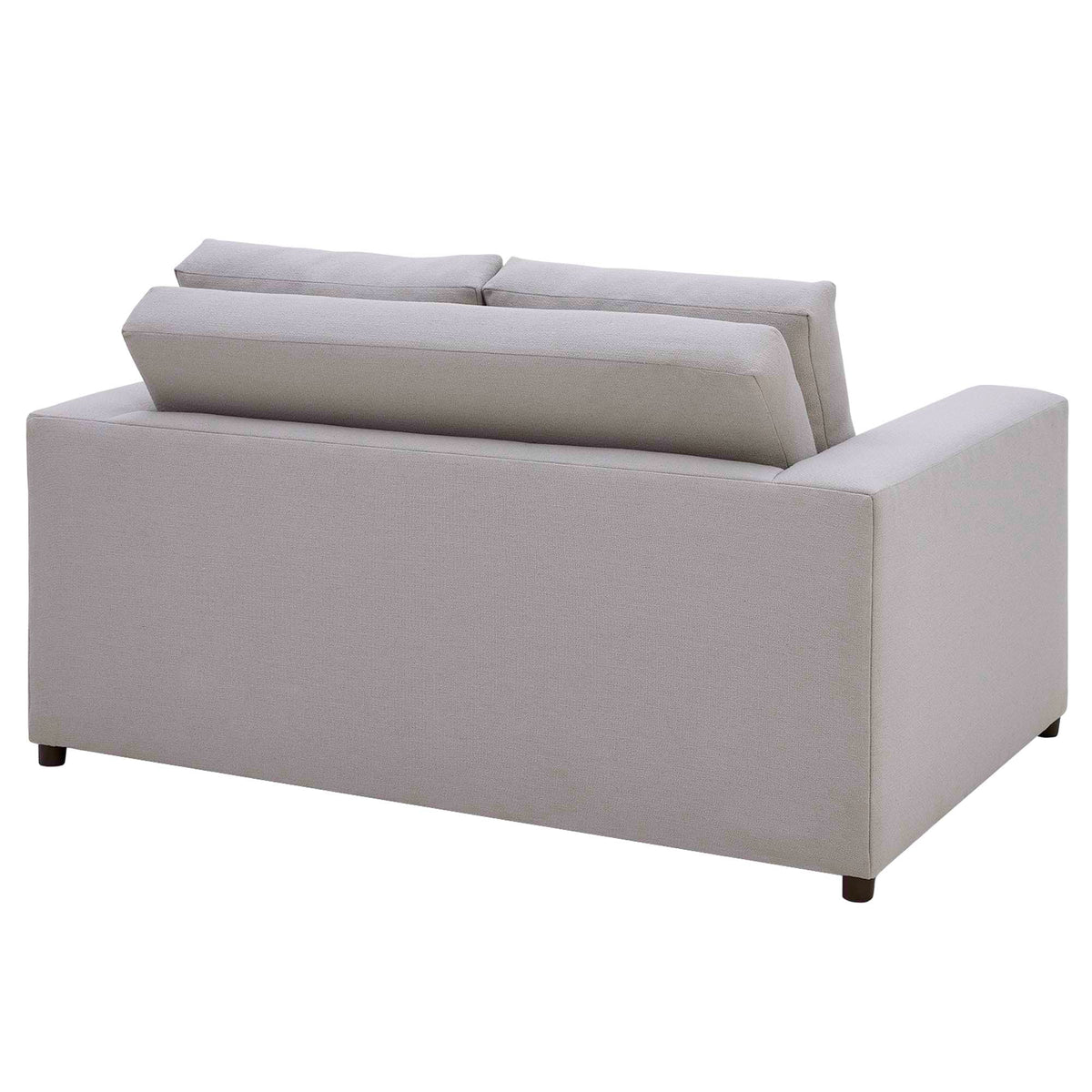 Avendale Linen Blend Loveseat in Flint Gray Linen Blend