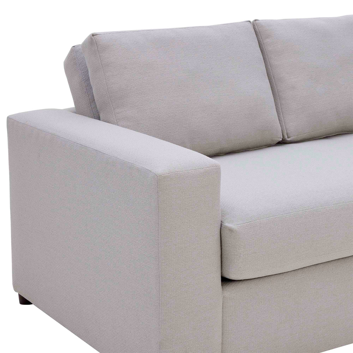 Avendale Linen Blend Loveseat in Flint Gray Linen Blend