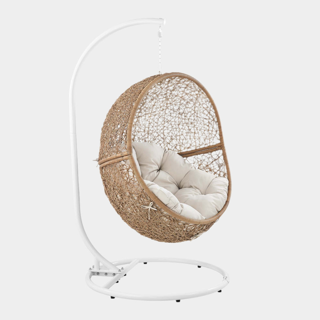 Encase Outdoor Patio Rattan Swing Chair